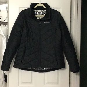 XL Columbia Puffer Jacket Black